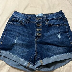 Denim shorts